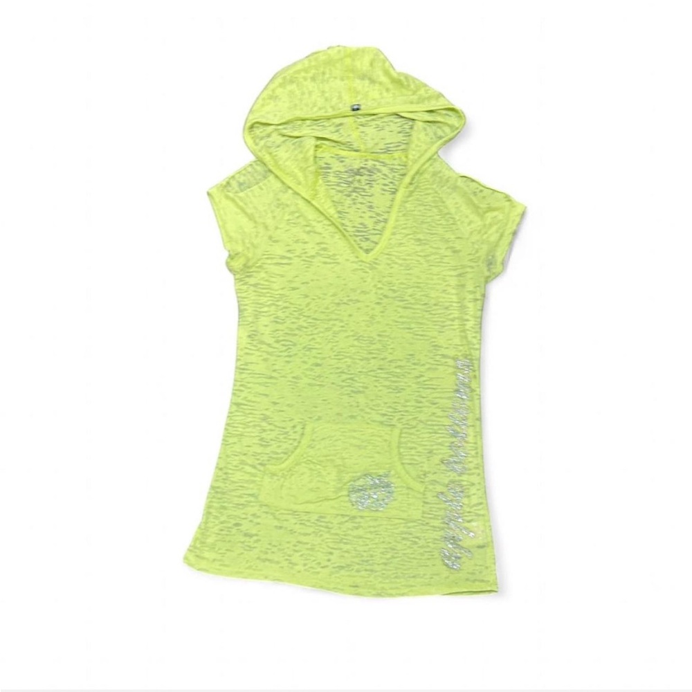 Yellow Apple Bottoms Hooded Tunic Tee